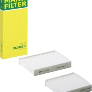 MANN-FILTER Original, Filtro de Cabine, Ar Condicionado, CU 21 000-2, Para Modelos Citroen e Peugeot