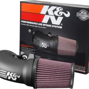 Kit de admissão de ar frio K&N: alto desempenho, garantido para aumentar a potência: 2001-2017 Harley Davidson (Fat Bob, Dyna Low Rider, Switchback, Softail Slim, Heritage, outros modelos selecionados) 57-1137