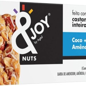 Barra de Nuts Enjoy – Sabor Coco e Amêndoas – Caixa com 2 unidades