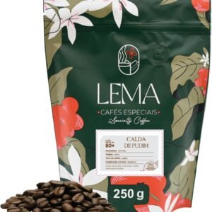 Café Especial em Grãos 250g LEMA Calda de Pudim 86,5 Pontos – Superior ao Gourmet – Notas de Rapadura, Melaço e Doce – Matas de Minas