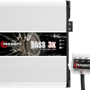 Módulo Taramps BASS 3K 1 ohm 3000 W RMS Amplificador Som Automotivo