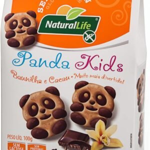 Biscoito Panda Kids Baunilha Cacau Sem Glúten Sem Lactose 100g Natural Life