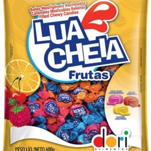 Bala Lua Cheia Frutas Dori 600G