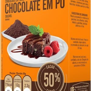 Bretzke – Chocolate em Pó 50% Cacau 200g | Ideal para Bolos, Coberturas e Recheios | Sabor Intenso e Equilibrado | Uso Profissional e Doméstico