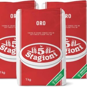 Farinha Italiana Le 5 Stagioni Oro Pack C/3 Un 1kg Pizza Pão