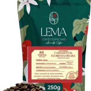 Café Especial 88 Pontos SCA – Torrado em GRÃOS 250g | Origem Matas de Minas | Notas Caramelo & Floresta Negra | 100% Arábica Premium, Microlote Exclusivo