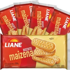 Biscoito Maizena Sem Lactose APLV 330g Liane – 5 unidades