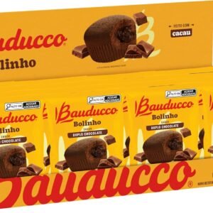 Display Bauducco Bolinho Duplo Chocolate 40g – 16 unidades