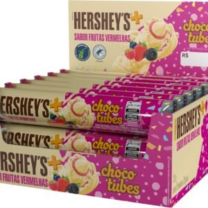 Display Hershey’s Chocotubes Frutas Vermelhas 25G – 15 Unidades